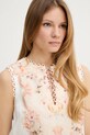 Lněná halenka Twinset béžová 251TT2442