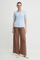 Marc O'Polo bluza 503205251183 albastru SS25