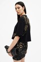 AllSaints t-shirt bawełniany MEL aplikacja czarny W086JB