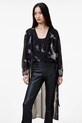 AllSaints bluză AVALA W108PB negru SS25