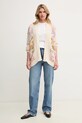 Marella t-shirt bawełniany TIMO 2513941052 biały SS25