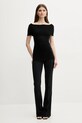 Marella bluzka bawełniana TIMORE 2513941055 czarny SS25