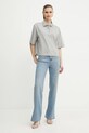 Marella polo de bumbac GONZAGA 2513951014 gri SS25