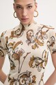 Versace Jeans Couture sweter beżowy 78HAFM07.CMN45