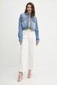 Versace Jeans Couture top 78HAM212.JS471 fehér SS25