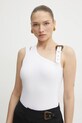 Топ Versace Jeans Couture белый 78HAM603.J0004