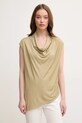 Sisley bluzka regular zielony 5FNTLQ08P