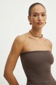 Top Patrizia Pepe hnědá 2M4468.J013