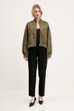 MM6 Maison Margiela silk blouse S52NC0344.M35244 black SS25