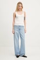 Oblečení Bavlněné tričko MM6 Maison Margiela S52NL0070.M20054 bílá