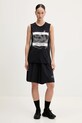 MM6 Maison Margiela top S52NL0071.M20101 nero SS25