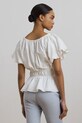 Βαμβακερή μπλούζα Lauren Ralph Lauren 200966197 λευκό SS25