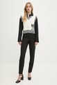 Moschino Jeans bluza 0208.3227 negru SS25