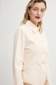 Nanushka body bawełniane ALISKA beżowy NW25RSTP17705