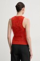 Îmbrăcăminte Nanushka vesta de casmir BIANKA NW25RSTP10422 portocaliu