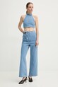 Nanushka bluzka jeansowa ARINA NW25RSTP09053 niebieski SS25