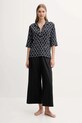 Max Mara Beachwear tricou de plajă 2516951019600 negru SS25