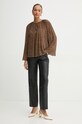 Блузка MICHAEL Michael Kors MR540R0GRY коричневий SS25