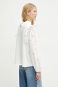 Odzież Weekend Max Mara bluza bawełniana 2515941031600 biały