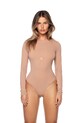 GOD SAVE QUEENS body LONG SLEEVE CREW-NECK BODYSUIT GSQ.139.371 bej