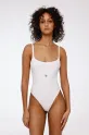 GOD SAVE QUEENS body SQUARE-NECK BODYSUIT vállas fehér GSQ.139.372