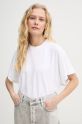 AllSaints t-shirt in cotone ARTIA rilassato bianco W077JB