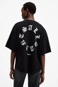 AllSaints tricou din bumbac TIEROTH W148JB negru SS25