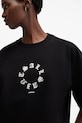 AllSaints tricou din bumbac TIEROTH negru W148JB
