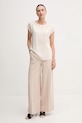 Μπλουζάκι United Colors of Benetton 52M9DQ0BI μπεζ SS25