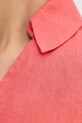 Льняная блузка United Colors of Benetton 5BMLDQ0B6 красный