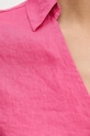 United Colors of Benetton bluză din in roz 5BMLDQ0B6