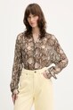 HUGO cămașă cu modele bej 50539779