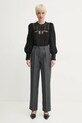 ZADIG&VOLTAIRE selyemblúz WWSH00585.11 fekete SS25
