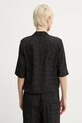 Îmbrăcăminte ZADIG&VOLTAIRE cămașă de mătase WWSH02222.11 negru