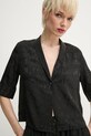 ZADIG&VOLTAIRE cămașă de mătase negru WWSH02222.11