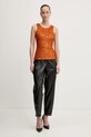 Топ Never Fully Dressed Rust Sequin NFDTO1615 оранжевый SS25