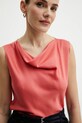 Копринена блуза BOSS розов 50537652
