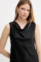 BOSS bluzka jedwabna czarny 50537652
