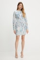 Blúzka Guess ANASTASIA W5GH0T.WHAD2 tyrkysová SS25