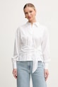 Πουκάμισο Guess MIMI με ελαστάν λευκό W5GH91.WAF10