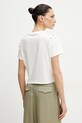 Odzież Guess t-shirt bawełniany EYELET W5GI18.I3Z14 beżowy
