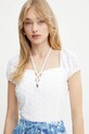 Блузка Guess ELIANE білий W5GP13.KCVA1