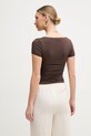 Odzież Guess t-shirt CHARLOTTE W5GP15.KACM2 brązowy