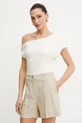 Блузка Guess DOLMAN casual бежевий W5GP46.KACM2