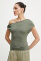 Блузка Guess DOLMAN casual зелений W5GP46.KACM2