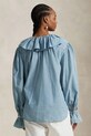 Polo Ralph Lauren bluza din bumbac 211965849 albastru SS25