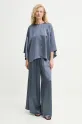 By Malene Birger bluza CICIE 102500 albastru SS25