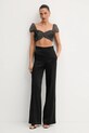 Elisabetta Franchi top TO03652E2 nero SS25