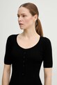 Herskind bluză din amestec de mătase Mie negru 5535106