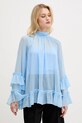 Never Fully Dressed camicetta blu NFDTO1672